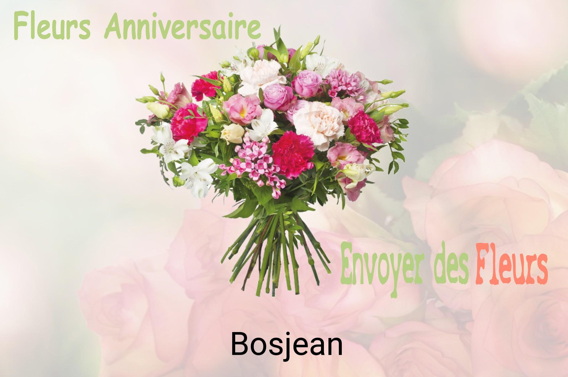 Bouquet de fleurs d’anniversaire livré à Bosjean